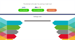 Desktop Screenshot of listingo.com