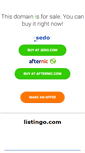 Mobile Screenshot of listingo.com